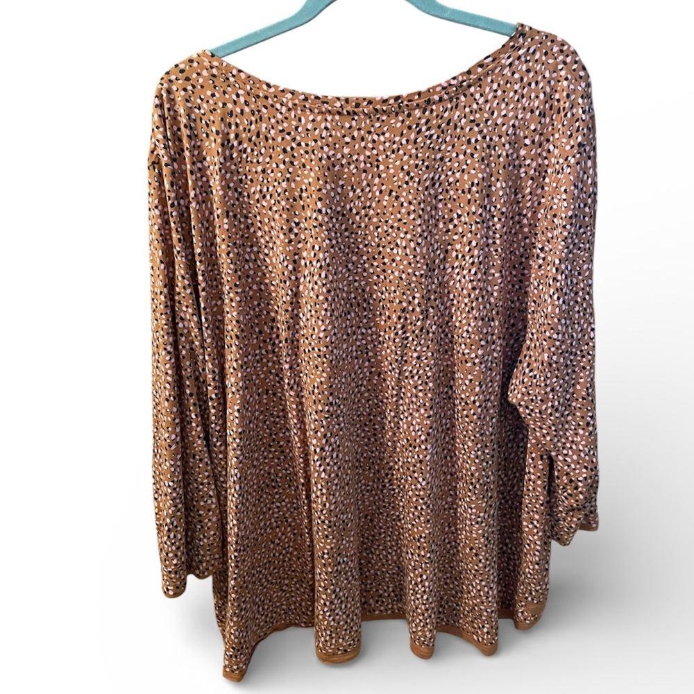 Women’s J. Jill Three Quarter Sleeve Layered Top Plus Size 4X